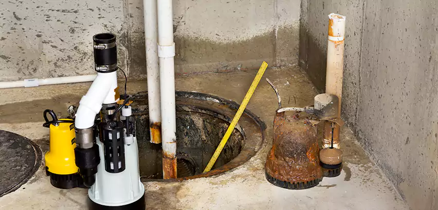 Installing Sump Pump in Finished Basement in Richmond West, FL