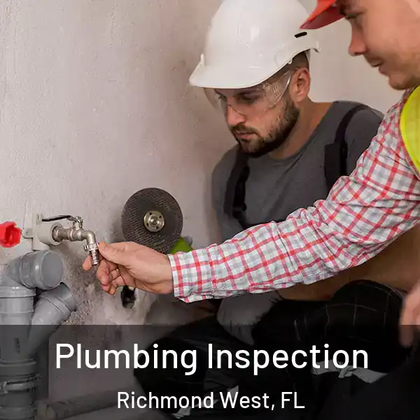  Plumbing Inspection Richmond West, FL